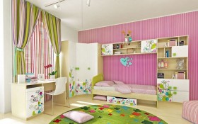 Детская комната Флёр (Белый/корпус Клен) в Алдане - aldan.katalogmebeli.com | фото 4