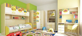 Детская комната Клаксон (Бежевый/корпус Клен) в Алдане - aldan.katalogmebeli.com | фото 5
