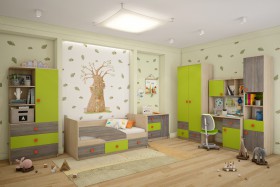 Детская комната Пуговка в Алдане - aldan.katalogmebeli.com | фото 1