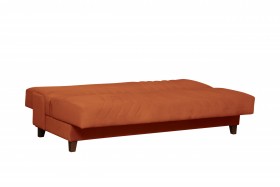 Диван-кровать "Бэлла" (велюр нео терра/подушки микровелюр желтый) в Алдане - aldan.katalogmebeli.com | фото 5