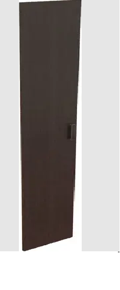 Дверь из ЛДСП к узкому стеллажу К-975. Ф Венге в Алдане - aldan.katalogmebeli.com | фото