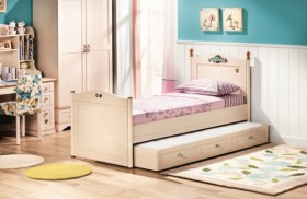 Кровать детская Балли 2-х уровневая (венге/белфорт) в Алдане - aldan.katalogmebeli.com | фото 2