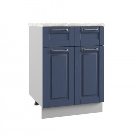 Гарда С1ЯШ 600 шкаф нижний с ящиком (Ваниль/корпус Серый) в Алдане - aldan.katalogmebeli.com | фото