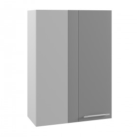 Гарда ВПУ 650 шкаф верхний угловой высокий (Ваниль/корпус Серый) в Алдане - aldan.katalogmebeli.com | фото