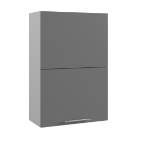 Империя ВПГПМ 600 Шкаф верхний высокий Blum Aventos HF (Сандал/корпус Серый) в Алдане - aldan.katalogmebeli.com | фото