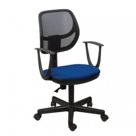 Кресло BRABIX Flip MG-305 (сине-черный) в Алдане - aldan.katalogmebeli.com | фото 3