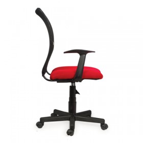 Кресло BRABIX Spring MG-307 (красно-черный) в Алдане - aldan.katalogmebeli.com | фото 3