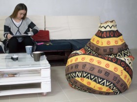 Кресло-груша Большое-Африка в Алдане - aldan.katalogmebeli.com | фото 4