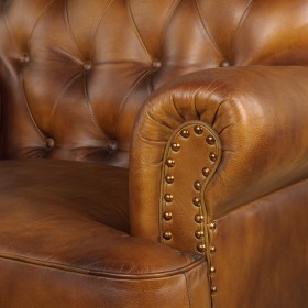 Кресло кожаное Чарльз в Алдане - aldan.katalogmebeli.com | фото 5