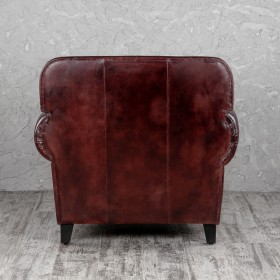 Кресло кожаное Элегант (Бордовый) в Алдане - aldan.katalogmebeli.com | фото 5