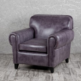 Кресло кожаное Элегант (Фиолетовый) в Алдане - aldan.katalogmebeli.com | фото