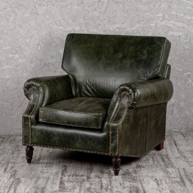 Кресло кожаное Лофт Аристократ (ширина 1070 мм) в Алдане - aldan.katalogmebeli.com | фото