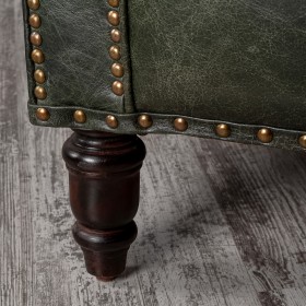 Кресло кожаное Лофт Аристократ (ширина 1070 мм) в Алдане - aldan.katalogmebeli.com | фото 3