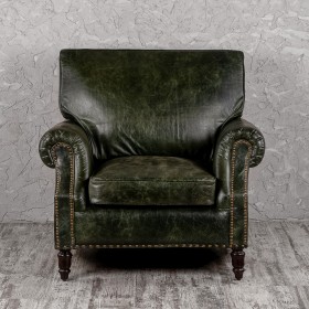 Кресло кожаное Лофт Аристократ (ширина 1070 мм) в Алдане - aldan.katalogmebeli.com | фото 9