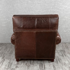 Кресло кожаное Лофт Аристократ (ширина 1100 мм) в Алдане - aldan.katalogmebeli.com | фото 7