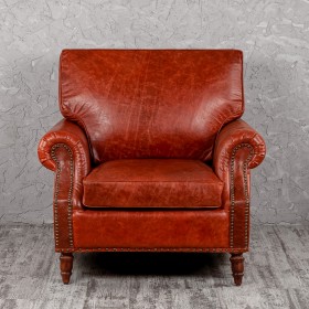 Кресло кожаное Лофт Аристократ (кожа буйвола) в Алдане - aldan.katalogmebeli.com | фото 8