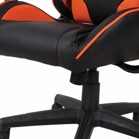 Кресло компьютерное BRABIX GT Racer GM-100 (черный, оранжевый) в Алдане - aldan.katalogmebeli.com | фото 2