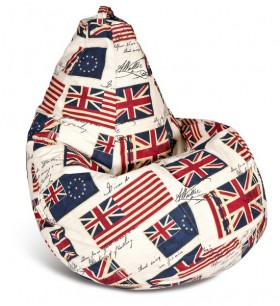 Кресло-мешок Британский Флаг в Алдане - aldan.katalogmebeli.com | фото 1