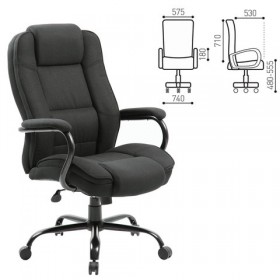 Кресло офисное BRABIX Heavy Duty HD-002 (ткань) в Алдане - aldan.katalogmebeli.com | фото