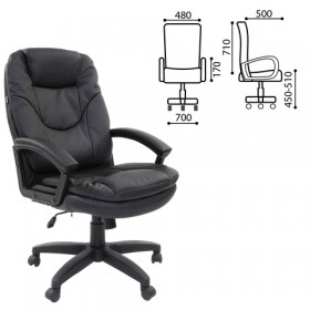 Кресло офисное BRABIX Trend EX-568 (черный) в Алдане - aldan.katalogmebeli.com | фото 1
