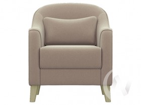Кресло отдыха Комфорт-4 (бесцветный лак/CATANIA LATTE) в Алдане - aldan.katalogmebeli.com | фото 2