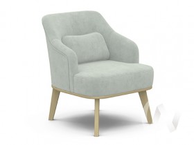 Кресло отдыха Комфорт-5 низкая спинка (бесцветный лак/FRESCA BRILLIANT) в Алдане - aldan.katalogmebeli.com | фото