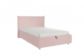 Кровать 1,2 Квест (Нежно-розовый велюр/под-мех) в Алдане - aldan.katalogmebeli.com | фото