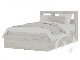 Кровать 1,2 МС Гранд (дуб крафт белый) в Алдане - aldan.katalogmebeli.com | фото