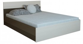 Кровать 1,2м Юнона с настилом (Венге / Дуб) в Алдане - aldan.katalogmebeli.com | фото 2