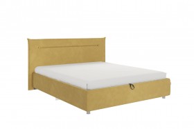 Кровать 1,6 Альба (Медовый велюр/под-мех) в Алдане - aldan.katalogmebeli.com | фото