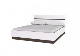 Кровать 1,6м Вегас (Венге/Белый) в Алдане - aldan.katalogmebeli.com | фото