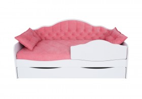 Кровать 170 серии Иллюзия Лайт 1 ящик 89 Розовый (подушки) в Алдане - aldan.katalogmebeli.com | фото