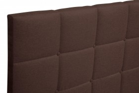 Кровать "Диана" ш. 1400 (Н=1010мм) (жаккард шоколад) в Алдане - aldan.katalogmebeli.com | фото 5
