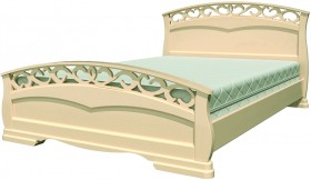 Кровать Грация-1 из массива сосны 1600*2000 Белый античный в Алдане - aldan.katalogmebeli.com | фото 17
