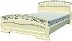Кровать Грация-1 из массива сосны 1600*2000 Белый античный в Алдане - aldan.katalogmebeli.com | фото 20