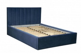 Кровать "Юнона" ш. 1600 (Н=1020мм) (ягуар нэви) в Алдане - aldan.katalogmebeli.com | фото