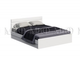 Кровать Нэнси New 1,4м (Белый/белый глянец) в Алдане - aldan.katalogmebeli.com | фото