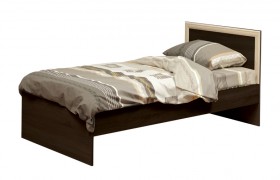 Кровать одинарная 21.55 (шир. 900) с настилом (венге/профиль дуб линдберг)/осн. в Алдане - aldan.katalogmebeli.com | фото