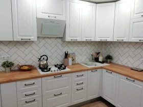 Модульная кухня Гранд (Белый/Пепел) в Алдане - aldan.katalogmebeli.com | фото 20