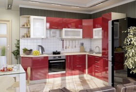 Угловая кухня Максимус-12 2800х1800 мм в Алдане - aldan.katalogmebeli.com | фото 1