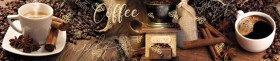 Кухонный фартук Мерцание Кофейная Арабика золото в Алдане - aldan.katalogmebeli.com | фото