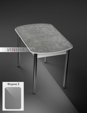 Кухонный стол 1100*700/400 ф 2 Пластик, урбан серый в Алдане - aldan.katalogmebeli.com | фото 1