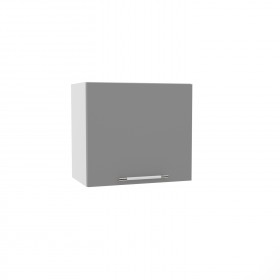 Квадро ВПГ 500 шкаф верхний горизонтальный высокий (Ваниль кожа/корпус Серый) в Алдане - aldan.katalogmebeli.com | фото