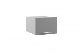 Лофт ГПГ 500 шкаф верхний горизонтальный глубокий (Бетон светлый/корпус Серый) в Алдане - aldan.katalogmebeli.com | фото