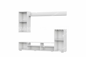 Мебель для гостиной МГС 4 (Белый/Белый глянец) в Алдане - aldan.katalogmebeli.com | фото 3