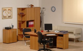 Мебель для персонала Рубин 42 Светлый миланский орех в Алдане - aldan.katalogmebeli.com | фото 2