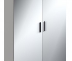 Милан СБ-3257 Шкаф 2 дверный Серый в Алдане - aldan.katalogmebeli.com | фото 3