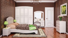 Модульная спальня Каролина в Алдане - aldan.katalogmebeli.com | фото
