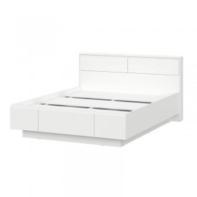 Модульная система "Одри" Кровать двойная (1,6х2,0) серия 3 Белый в Алдане - aldan.katalogmebeli.com | фото 1
