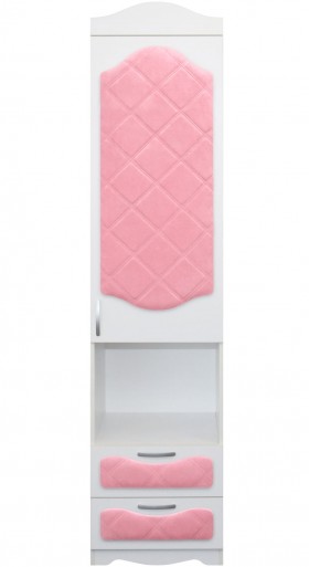 Пенал с ящиками серии Иллюзия 36 Светло-розовый в Алдане - aldan.katalogmebeli.com | фото